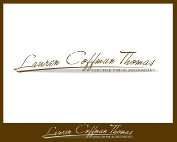 Logo Design entry 456370 submitted by suntea_soleamo to the Logo Design for Lauren Coffman Thomas, CPA run by CPALauren