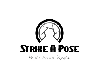 Logo Design entry 458311 submitted by longhaircat to the Logo Design for Strike A Pose Photo Booth run by pk