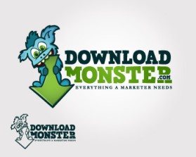 Logo Design entry 458887 submitted by max001 to the Logo Design for DownloadMonster.com run by ideatank