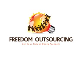 Logo Design entry 461486 submitted by sinesium to the Logo Design for Freedom Outsourcing run by Freedom Outsourcing