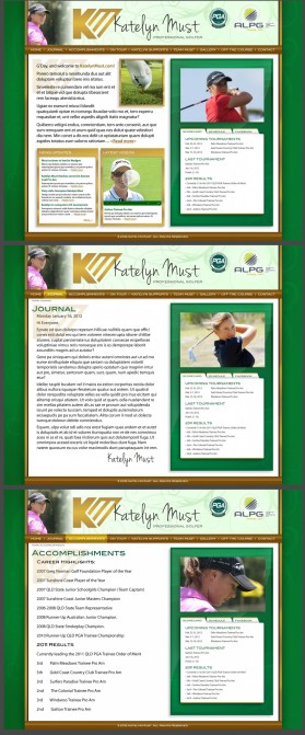 Web Design entry 463434 submitted by fastdesigner86 to the Web Design for Katelyn Must run by kmust