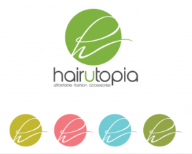 Logo Design entry 468845 submitted by LogoGirl to the Logo Design for www.hairutopia.com run by jwiattjr