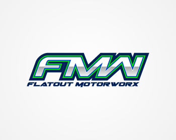Logo Design entry 471481 submitted by deathmask to the Logo Design for Flatout Motorworx run by flatout