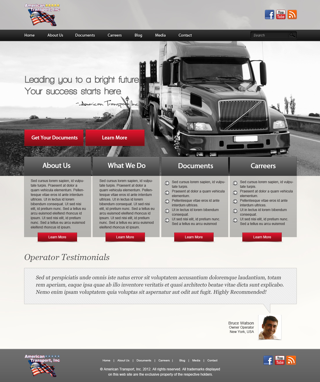 Web Design entry 487296 submitted by brandasaur