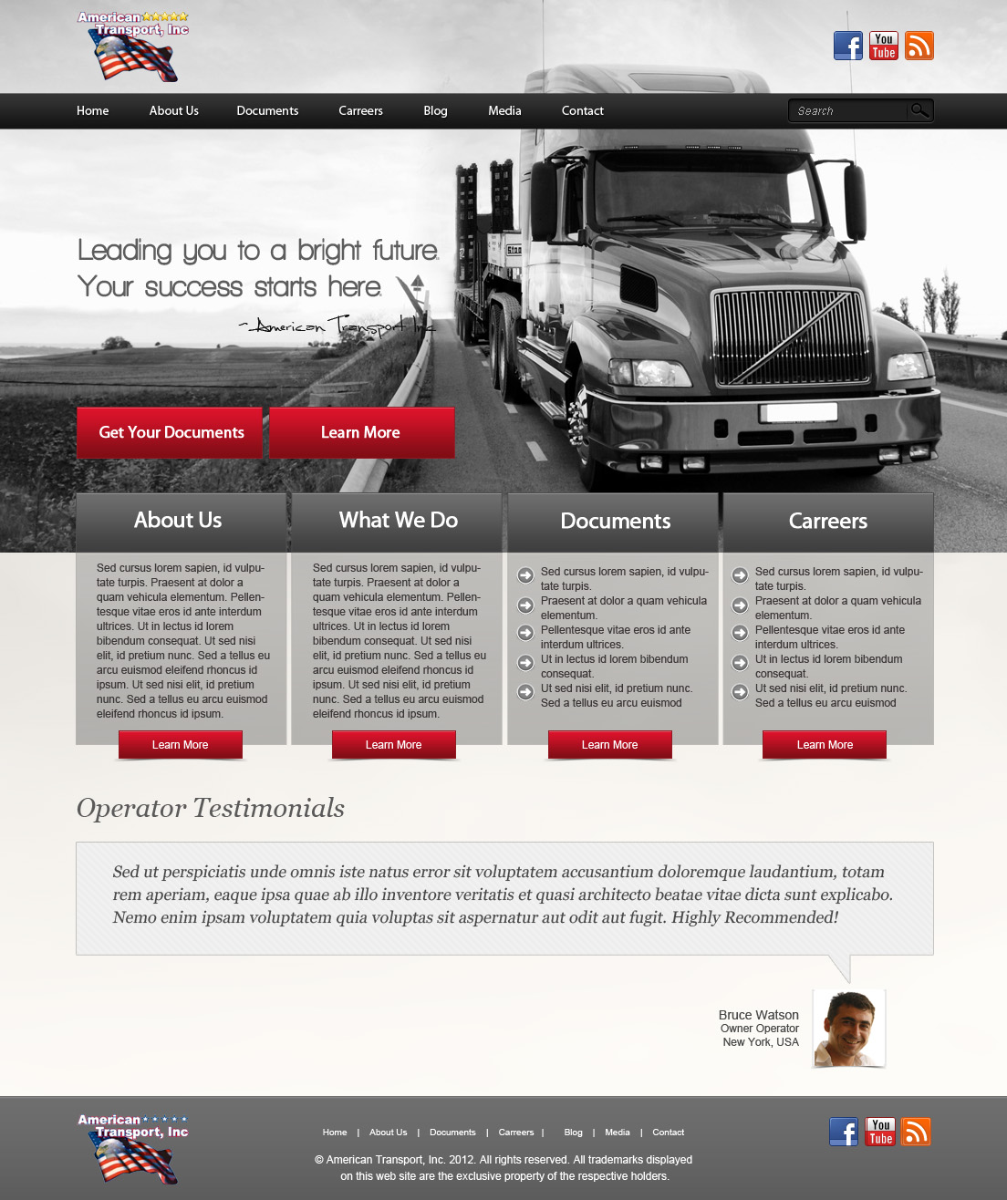 Web Design entry 488019 submitted by brandasaur