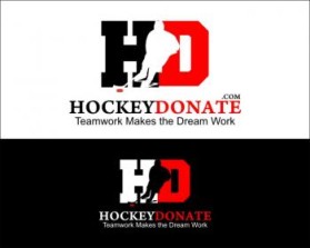 Another design by bangmonza submitted to the Logo Design for HockeyDonate.com by AmarGrewal