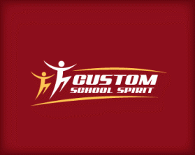 Logo Design entry 478349 submitted by rekakawan to the Logo Design for CustomSchoolSpirit.com run by jobwan
