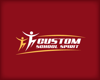 Logo Design entry 478349 submitted by SCM Designs to the Logo Design for CustomSchoolSpirit.com run by jobwan