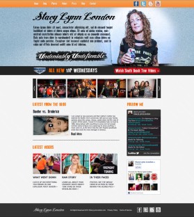 Web Design Entry 481005 submitted by brandasaur to the contest for Stacy Lynn London run by stacylondon