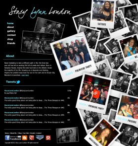 Web Design entry 481027 submitted by bonzaiaware to the Web Design for Stacy Lynn London run by stacylondon