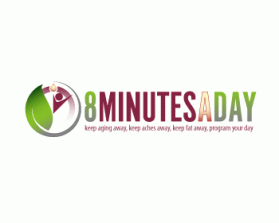 Logo Design entry 482300 submitted by LJPixmaker to the Logo Design for 8minutesaday.net run by annamaya