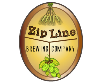 Logo Design entry 485796 submitted by F ective D zine to the Logo Design for Zipline Brewing Company run by jwg