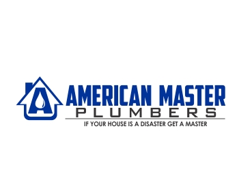 Logo Design entry 487114 submitted by cmyk to the Logo Design for American Master Plumbers LLC run by Jessie1394