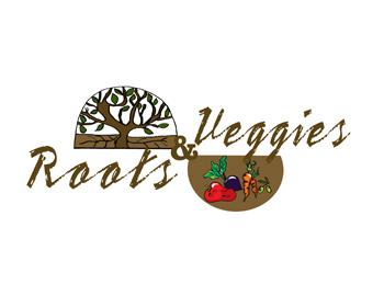Logo Design entry 488159 submitted by joa to the Logo Design for Roots and Veggies run by Carrie Anne