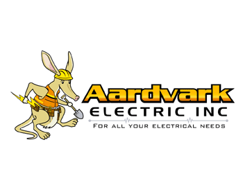 Logo Design entry 491170 submitted by runeking500 to the Logo Design for Aardvark Electric Inc run by aardvark1