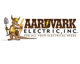 Logo Design entry 491180 submitted by runeking500 to the Logo Design for Aardvark Electric Inc run by aardvark1