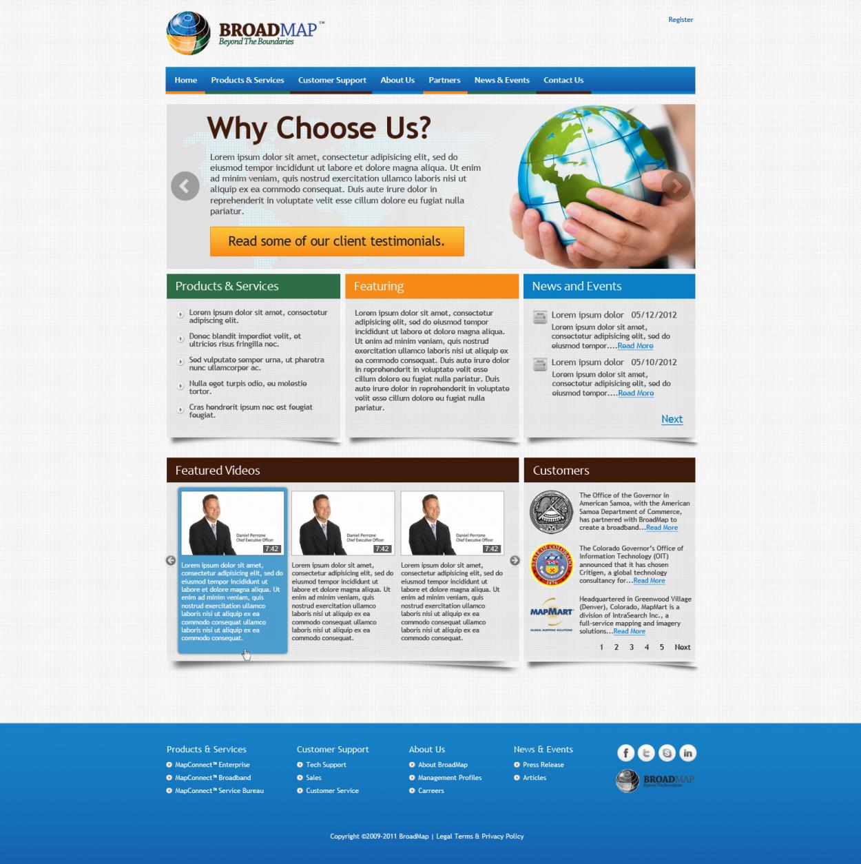 Web Design entry 511685 submitted by brandasaur