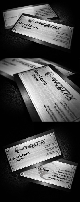 Business Card & Stationery Design entry 493107 submitted by KenosisDre to the Business Card & Stationery Design for Phoenix Laser Solutions  run by dave@chipscops.com