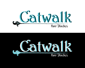 Logo Design entry 494828 submitted by stippj to the Logo Design for CatWalk Hair Studio /catwalkbcs.com run by Catwalk09