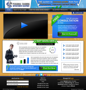 Web Design entry 497205 submitted by Dan to the Web Design for Personal Training Department Blueprint run by DinoNick
