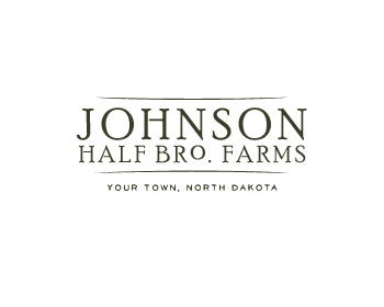 Logo Design entry 497773 submitted by my.flair.lady to the Logo Design for Johnson Half Bro. Farms run by courtklein
