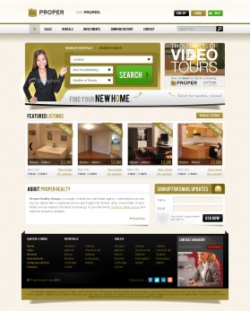 Web Design entry 503768 submitted by jnjnnino to the Web Design for Proper Realty Group LLC. run by ProperRG