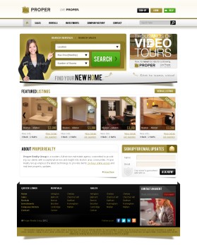 Web Design entry 503769 submitted by jnjnnino to the Web Design for Proper Realty Group LLC. run by ProperRG