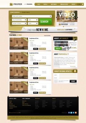 Web Design entry 503772 submitted by jnjnnino to the Web Design for Proper Realty Group LLC. run by ProperRG