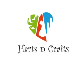 Logo Design entry 506200 submitted by FITRAH  to the Logo Design for Harts n Crafts run by hartsncrafts