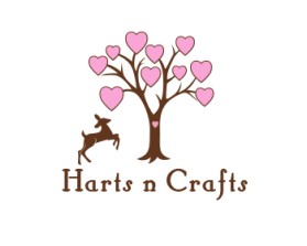 Logo Design Entry 506204 submitted by borzoid to the contest for Harts n Crafts run by hartsncrafts