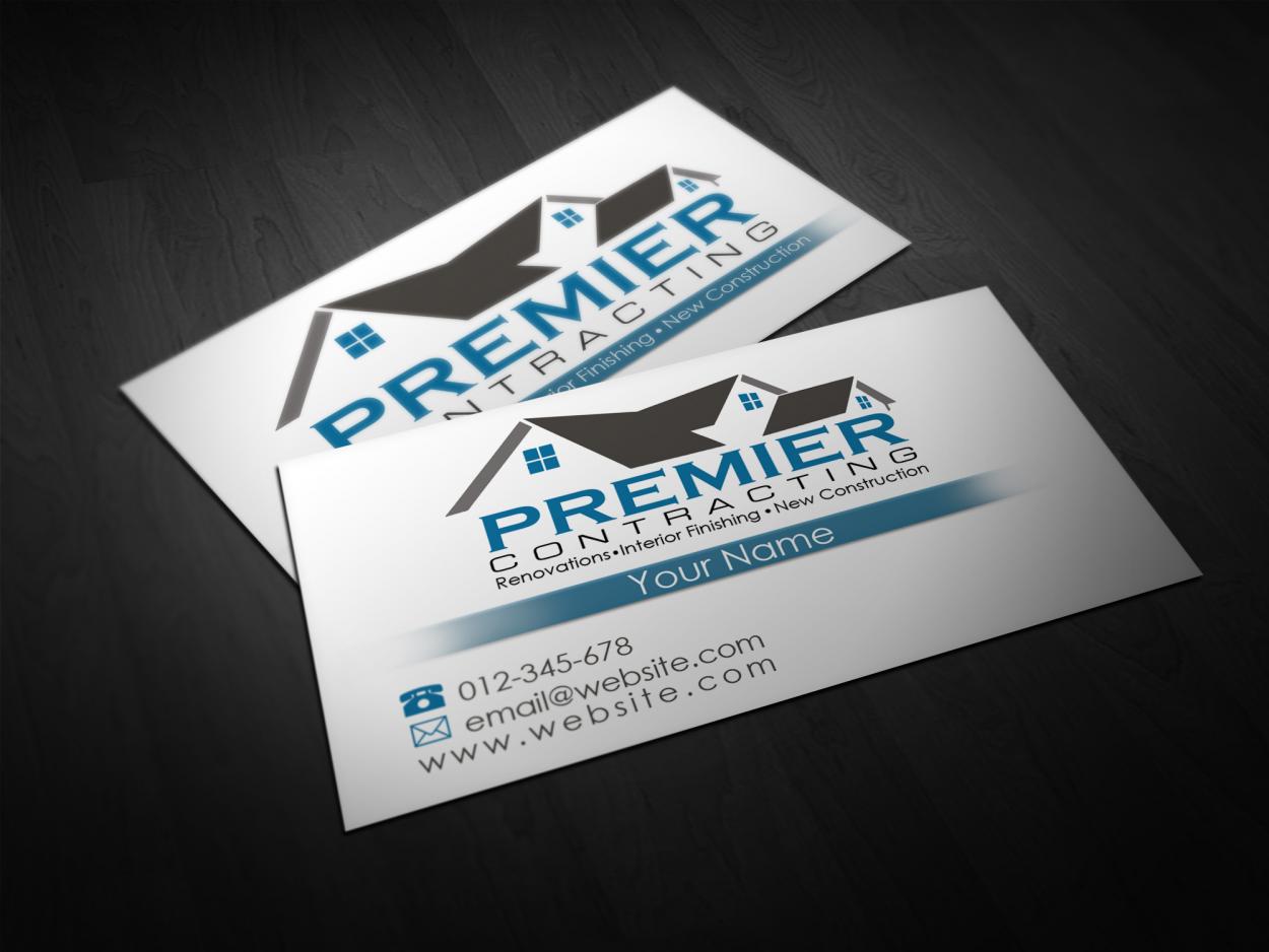 Business Card & Stationery Design entry 512751 submitted by leopard to the Business Card & Stationery Design for Premier Contracting run by premier contracting