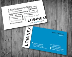 Business Card & Stationery Design entry 518970 submitted by adyyy to the Business Card & Stationery Design for Loginex GmbH run by Loginex