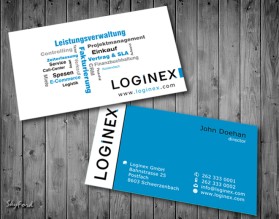 Business Card & Stationery Design entry 518977 submitted by skyford412 to the Business Card & Stationery Design for Loginex GmbH run by Loginex