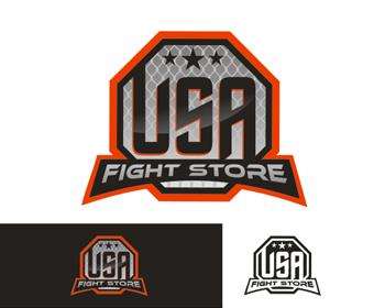 Logo Design entry 522279 submitted by nerdsociety to the Logo Design for USA Fight Store run by USAFightStore