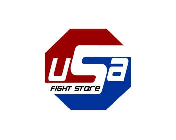 Logo Design entry 522330 submitted by greycie_214 to the Logo Design for USA Fight Store run by USAFightStore
