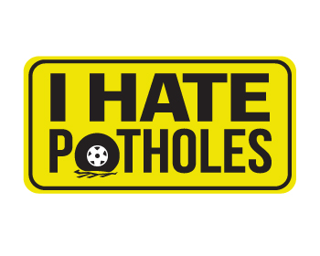 Logo Design entry 525202 submitted by rekakawan to the Logo Design for ihatepotholes.com run by Simpleandclean