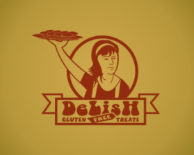 Logo Design entry 527667 submitted by room168 to the Logo Design for DeLisH Gluten FRee Treats run by DeLisH