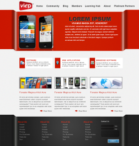 Web Design entry 546568 submitted by luckydesign