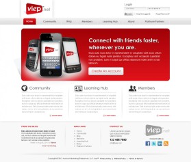 Web Design entry 548250 submitted by nerdcreatives