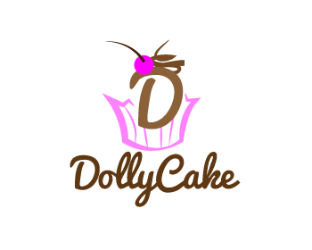 Logo Design entry 530494 submitted by Morango to the Logo Design for DollyCake.  Web is DollyCake.com run by Deefour
