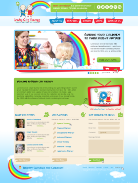 Web Design Entry 532514 submitted by jnjnnino to the contest for A speech therapy services website run by jagillen