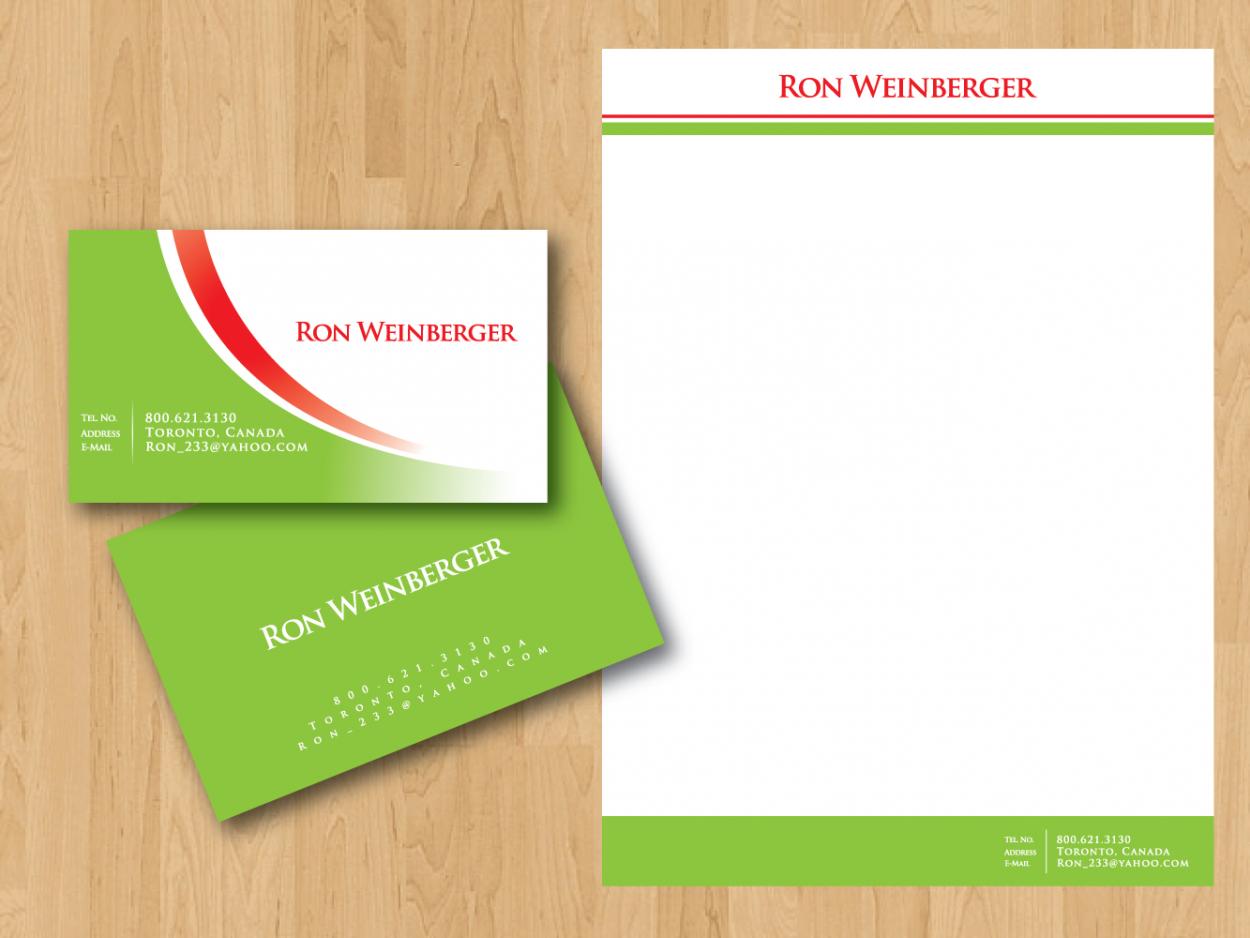 Business Card & Stationery Design entry 550441 submitted by ritchie100203