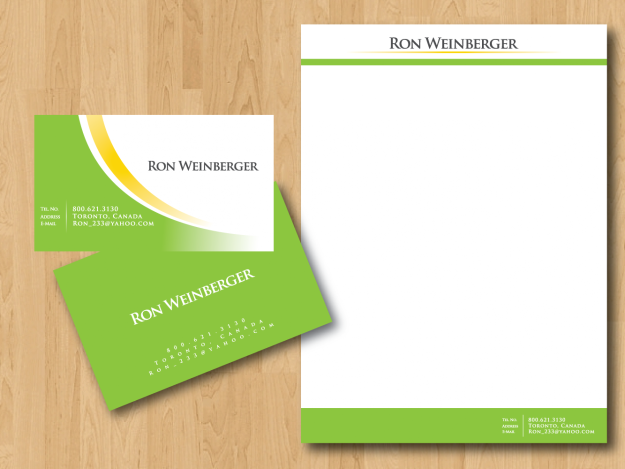 Business Card & Stationery Design entry 550550 submitted by ritchie100203