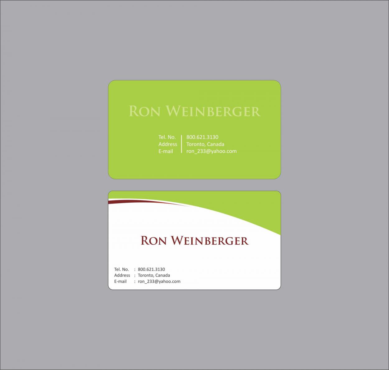 Business Card & Stationery Design entry 551250 submitted by creative.shot