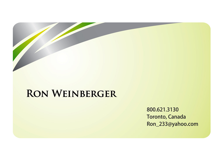 Business Card & Stationery Design entry 534572 submitted by eyeconcept to the Business Card & Stationery Design for Ron Weinberger run by Ron Weinberger