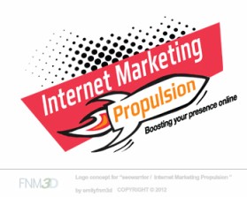 Logo Design entry 540478 submitted by greycrow to the Logo Design for Internet Marketing Propulsion run by seowarrior