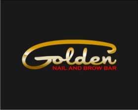 Logo Design entry 541785 submitted by moramir to the Logo Design for Golden Nail and Brow Bar run by Erica319