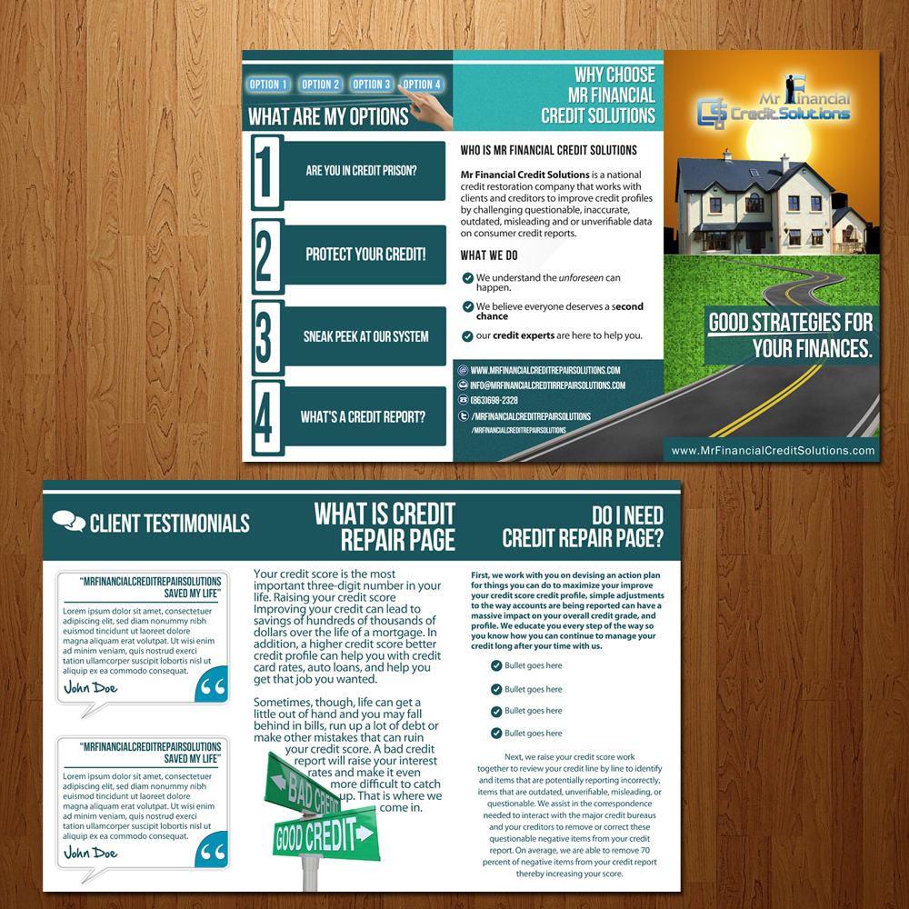 Brochure Design entry 560432 submitted by Jan Graphix Unlimited