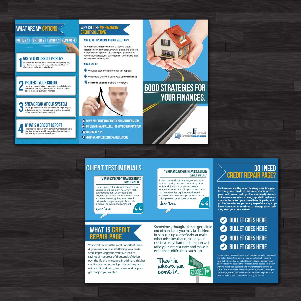 Brochure Design entry 561771 submitted by Jan Graphix Unlimited