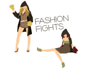 Logo Design Entry 544198 submitted by K. to the contest for Fashion Fights run by tanjungpinang
